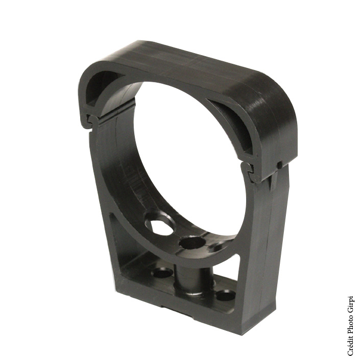 Collier GIRPI Monoklip X2 avec insert Ø50mm 7x150mm 185x35x10mm